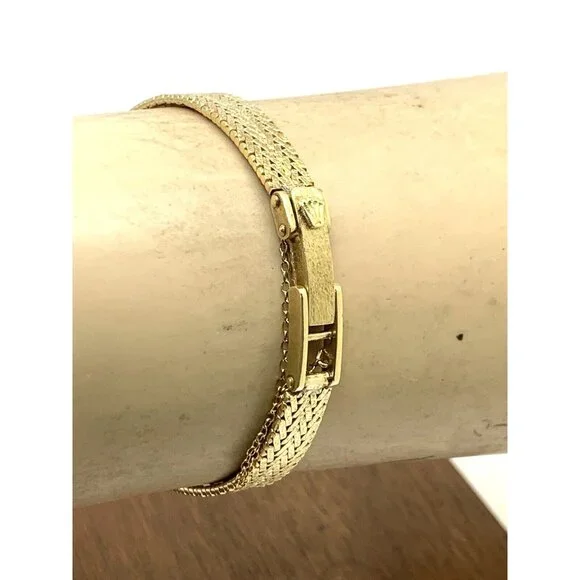 Rolex Women's Watch Vintage 8193 Cocktail 14k Gold 1400 Manual Wind Petite 15mm - Picture 12 of 16